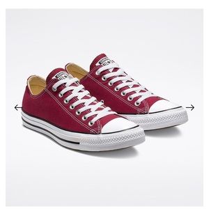 Burgundy Converse Brand New